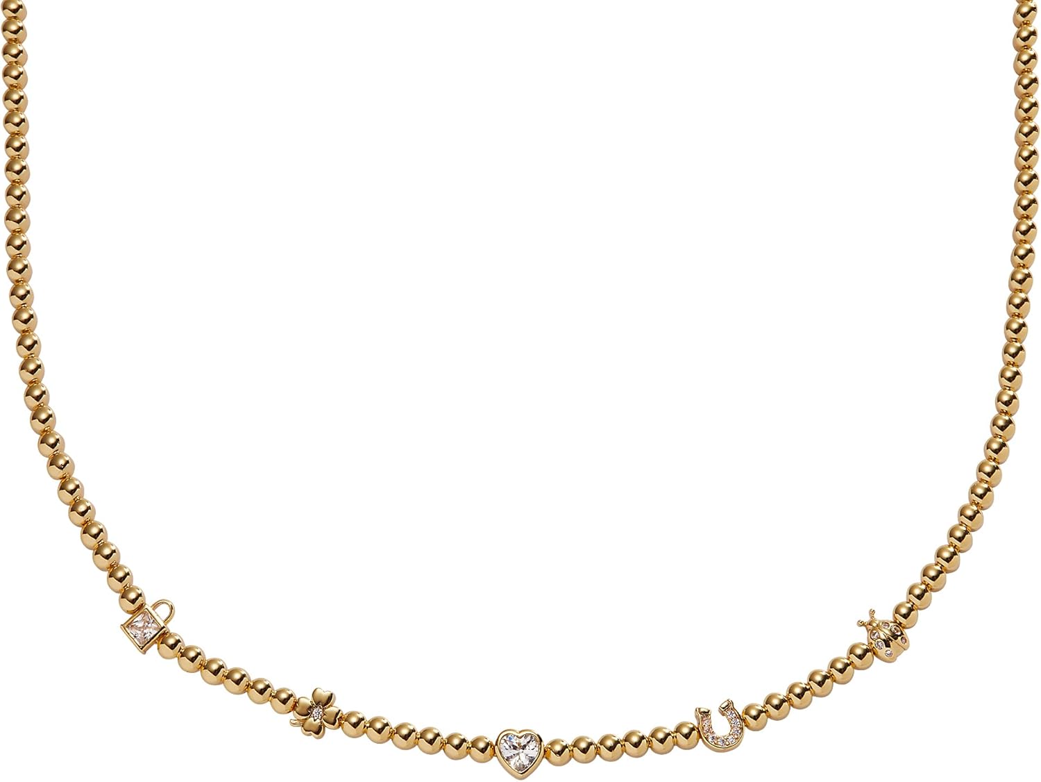 Alex and Ani Love and Luck Tennis Necklace