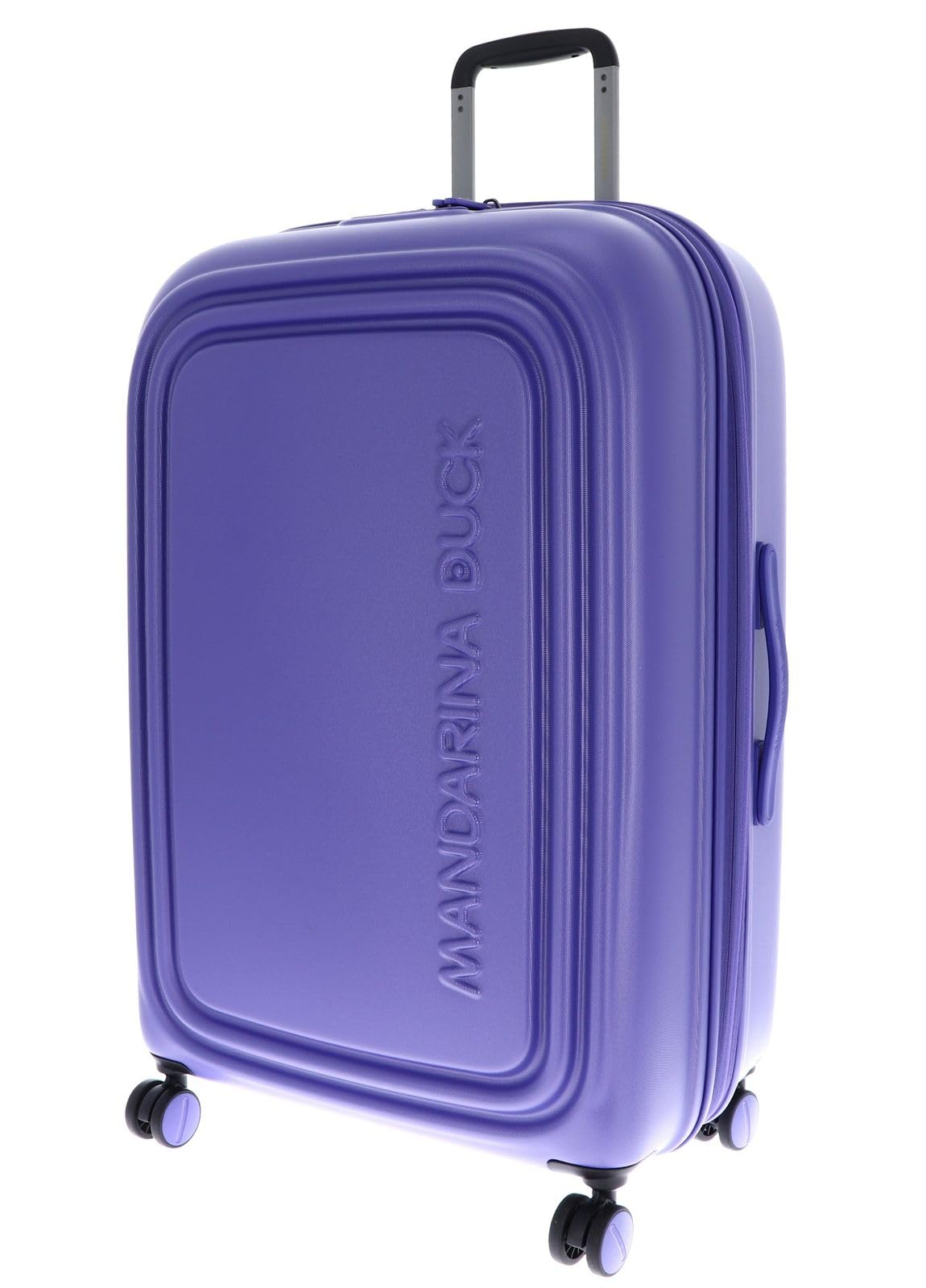 Mandarina Duck Unisex Purple Logoduck Expandable Large Trolley
