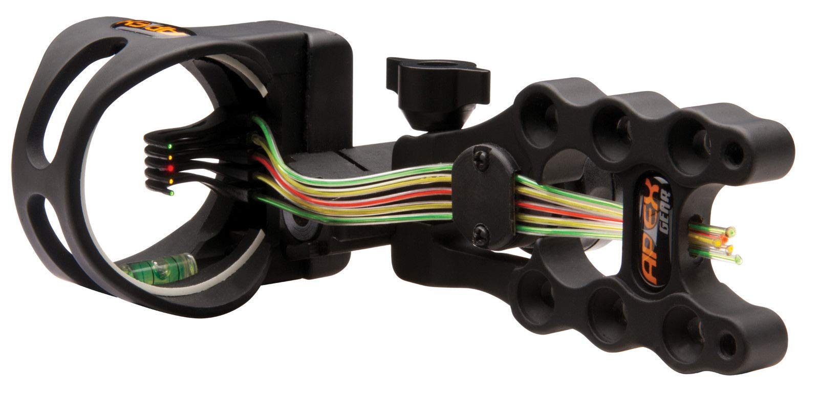 TRUGLO Apex Accu-Strike 5-Pin 0.05cm Bow Sight, Black