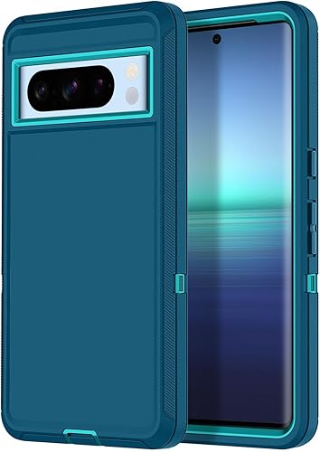 Miniatura 1 de I-HONVA Funda para Google Pixel 8 Pro a prueba de golpes, a prueba de polvo y caídas, protección de cuerpo completo de 3 capas sin protector de