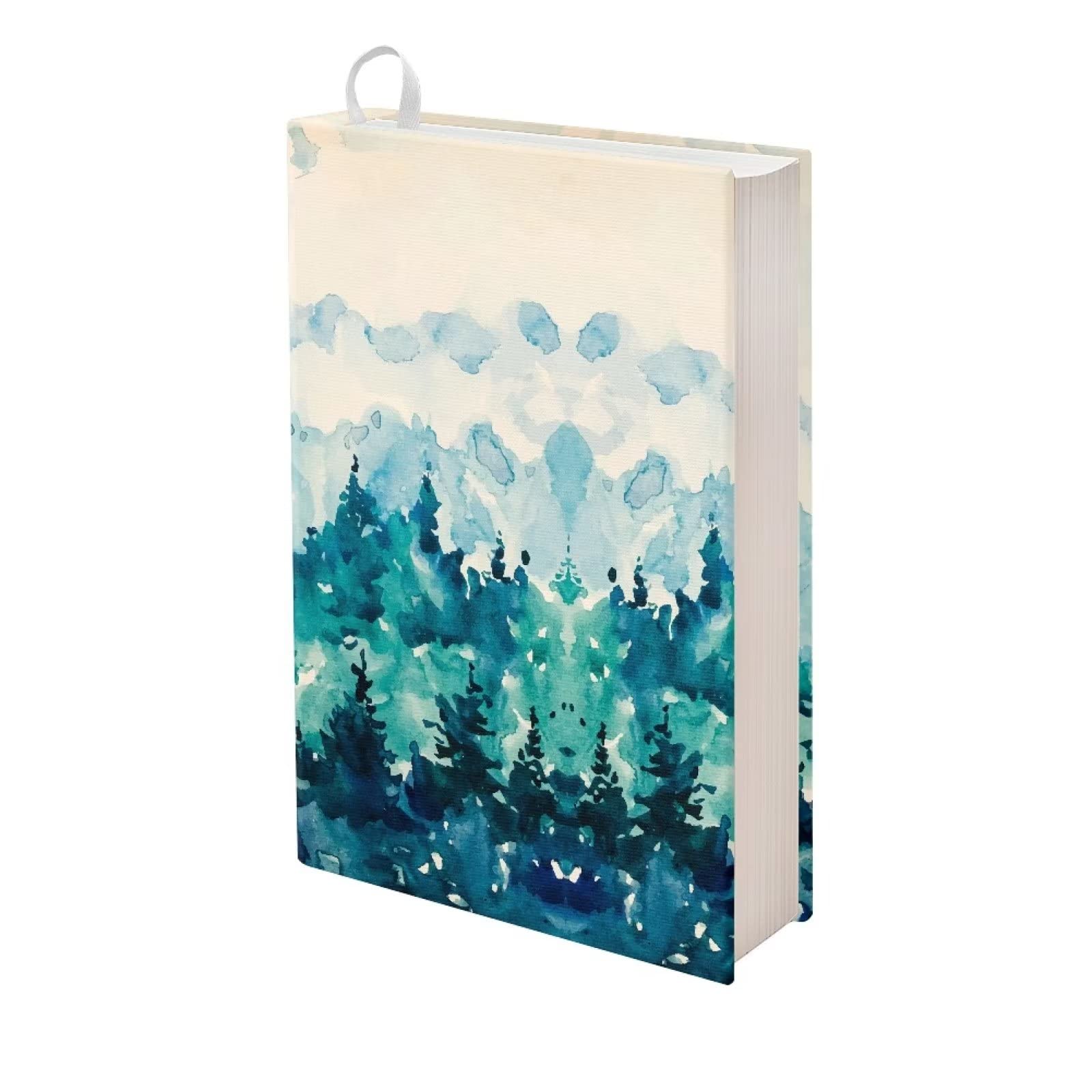 Upetstory Forests Sky Design Book Cover for Soft Cover Books,Hardcover,Stretchable Book Sleeve Bible Covers for Adults Teen Kids School Office Travel Oil Painting Pattern