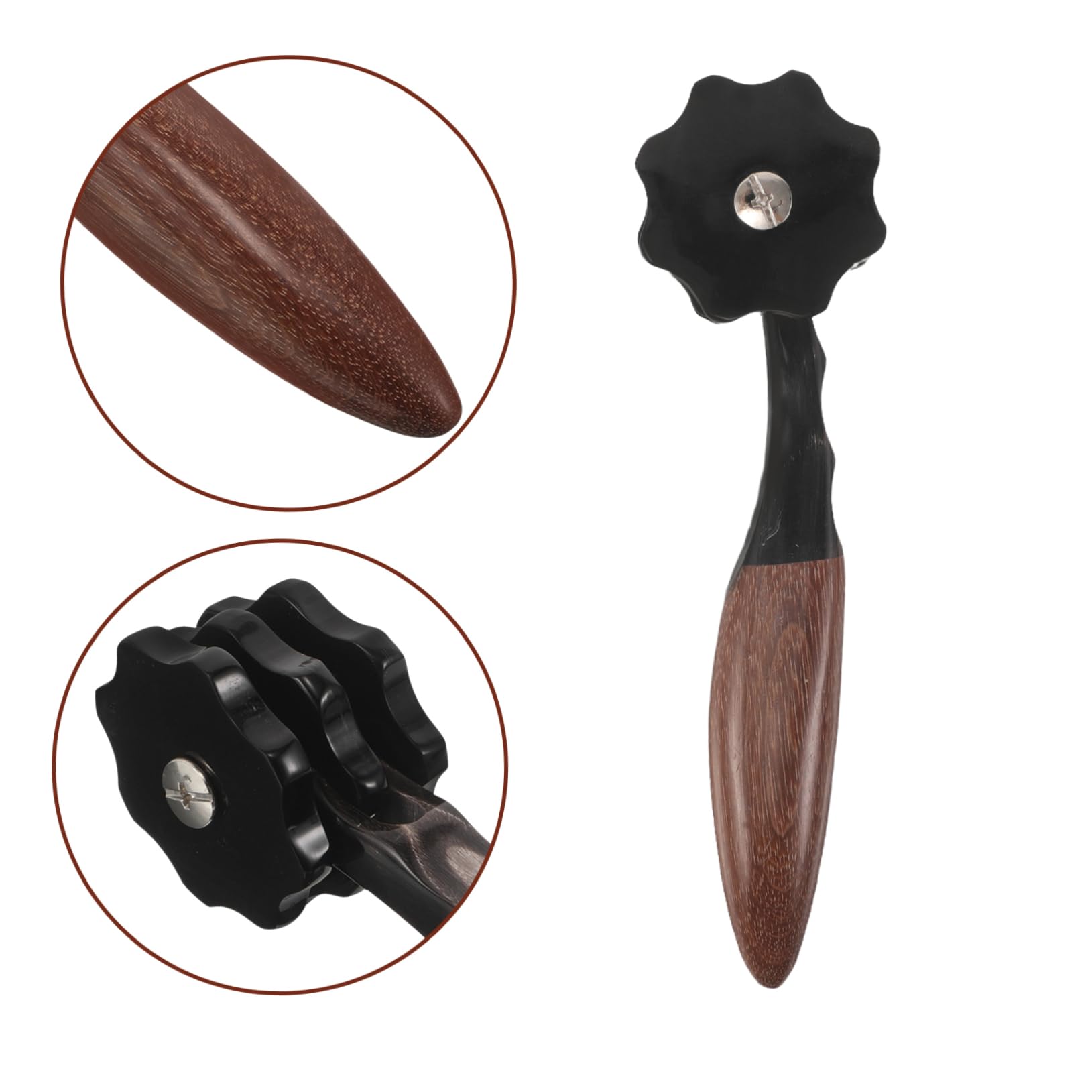 Masajeador de Rodillos de Madera Muscular Manual para Relajar Muslos Piernas y Espalda Herramienta de Masaje para Cuerpo Completo