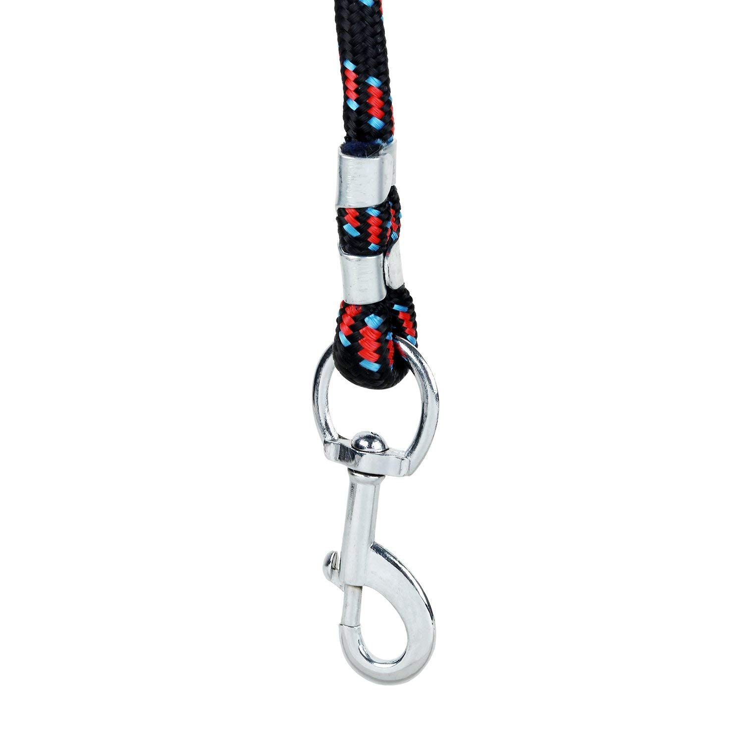Fun Affairs Nylon Rope Dog Leash for Small Puppy and Medium Sized Dogs with Strong Hook | Size- 9mm Length-150cm (Color May Vary) 2