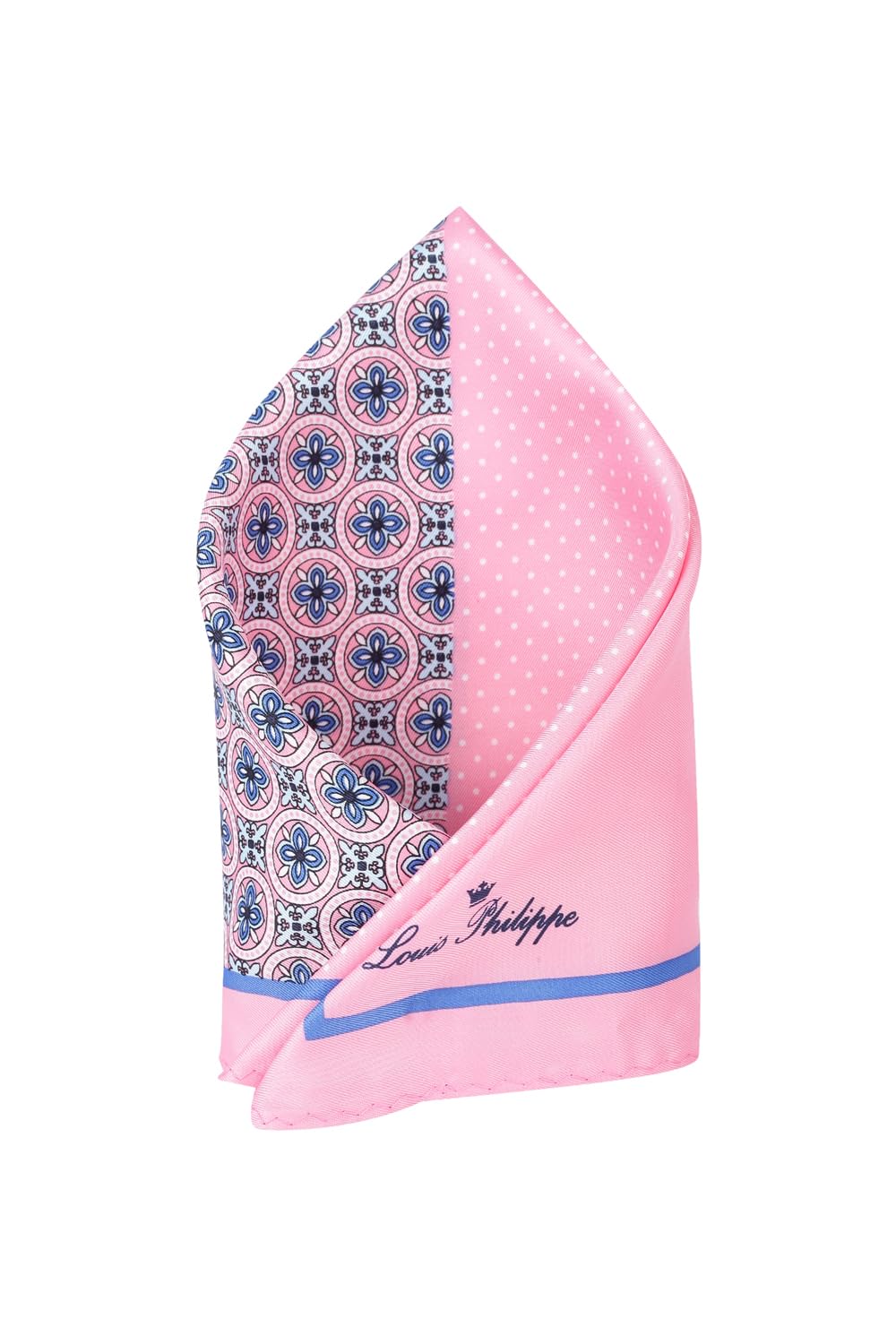 Men Pink Print Party Pocket Square