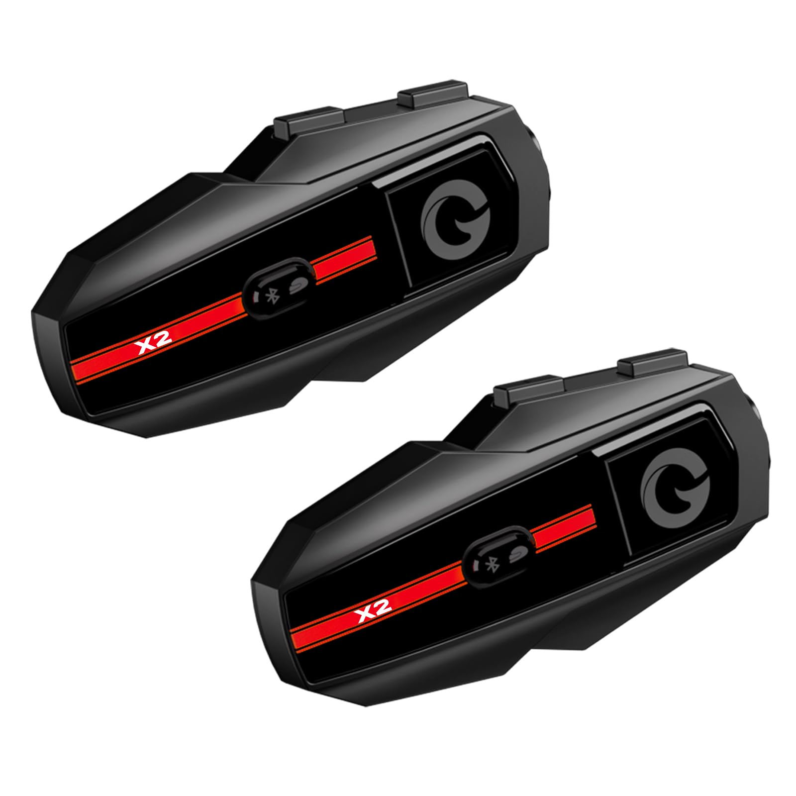 X2 Moto Intercomunicador Bluetooth Casco Auriculares para 2 Motociclistas