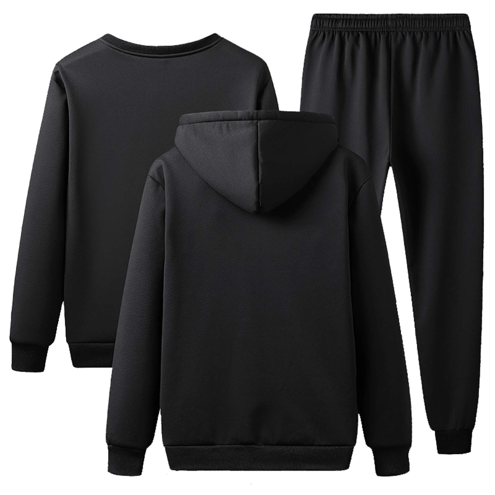 Hombre Tallas Grandes 2 Piezas/ 3 Piezas Invierno Conjunto de Chándal de Forro Polar Ropa de Deporte de Jogging (S-6XL)