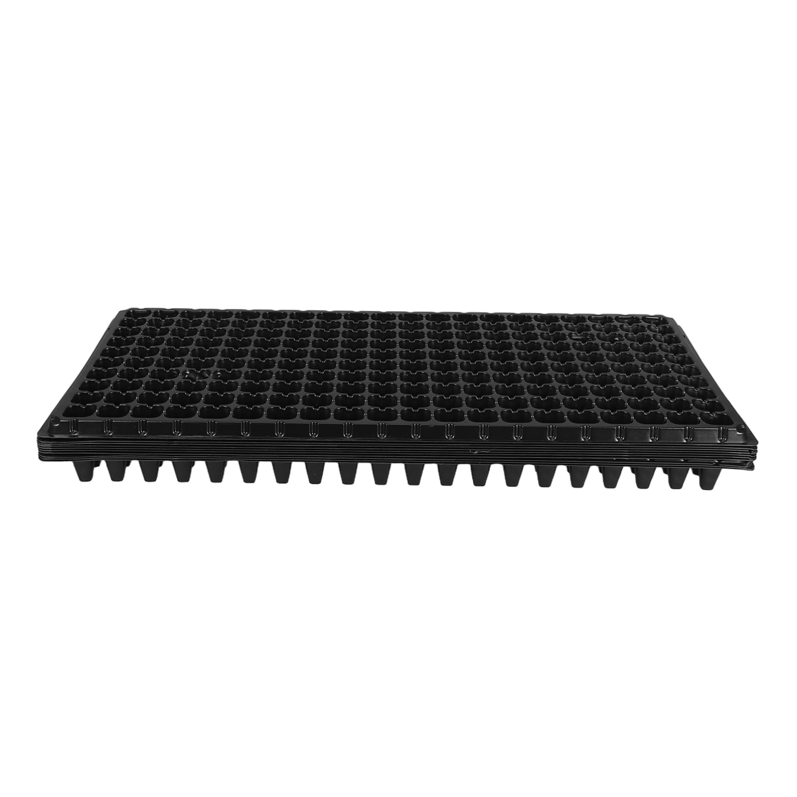 BESPORTBLE Plateau de Semis en PVC Noir, 10 Pièces, 200 Cellules, pour Culture et Repiquage, pour Jardinage DIY et Usage Professionnel