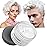 Temporary Hair Color Wax Dye,Hair Spray Color, Natural Hair Wax Color, Kids Temporay Hair Wax Dye Ash for Halloween Cosplay,Party,Masquerade (White, 120g)