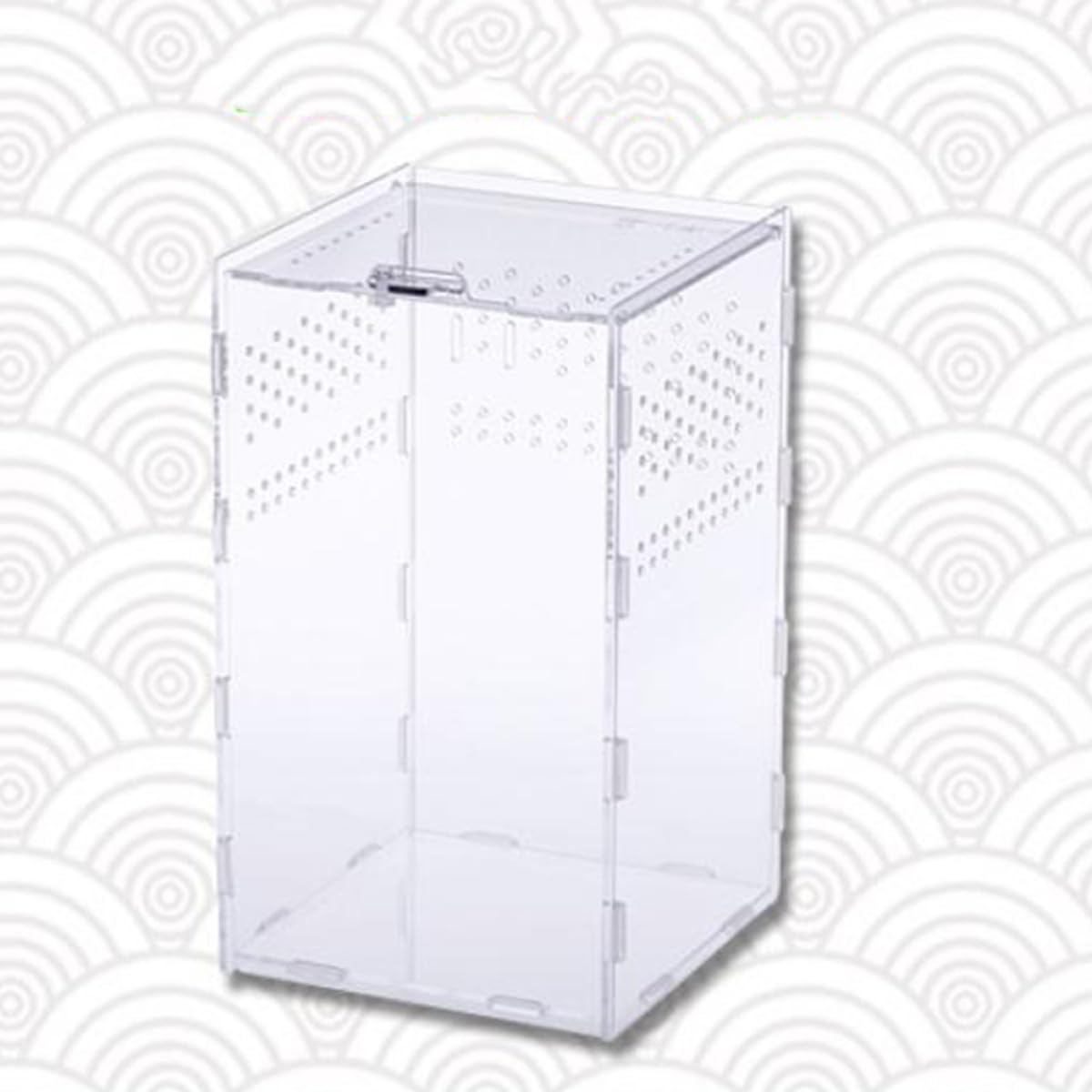 Caja Acrílica Transparente para Cría de Reptiles, Desmontable | Tapa Extraíble, Fácil Limpieza, Válida, Formato Compacto para Uso en Terrarios