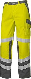 BP 2010 845 8653 - Pantalones de trabajo (talla 46N), color amarillo y gris oscuro
