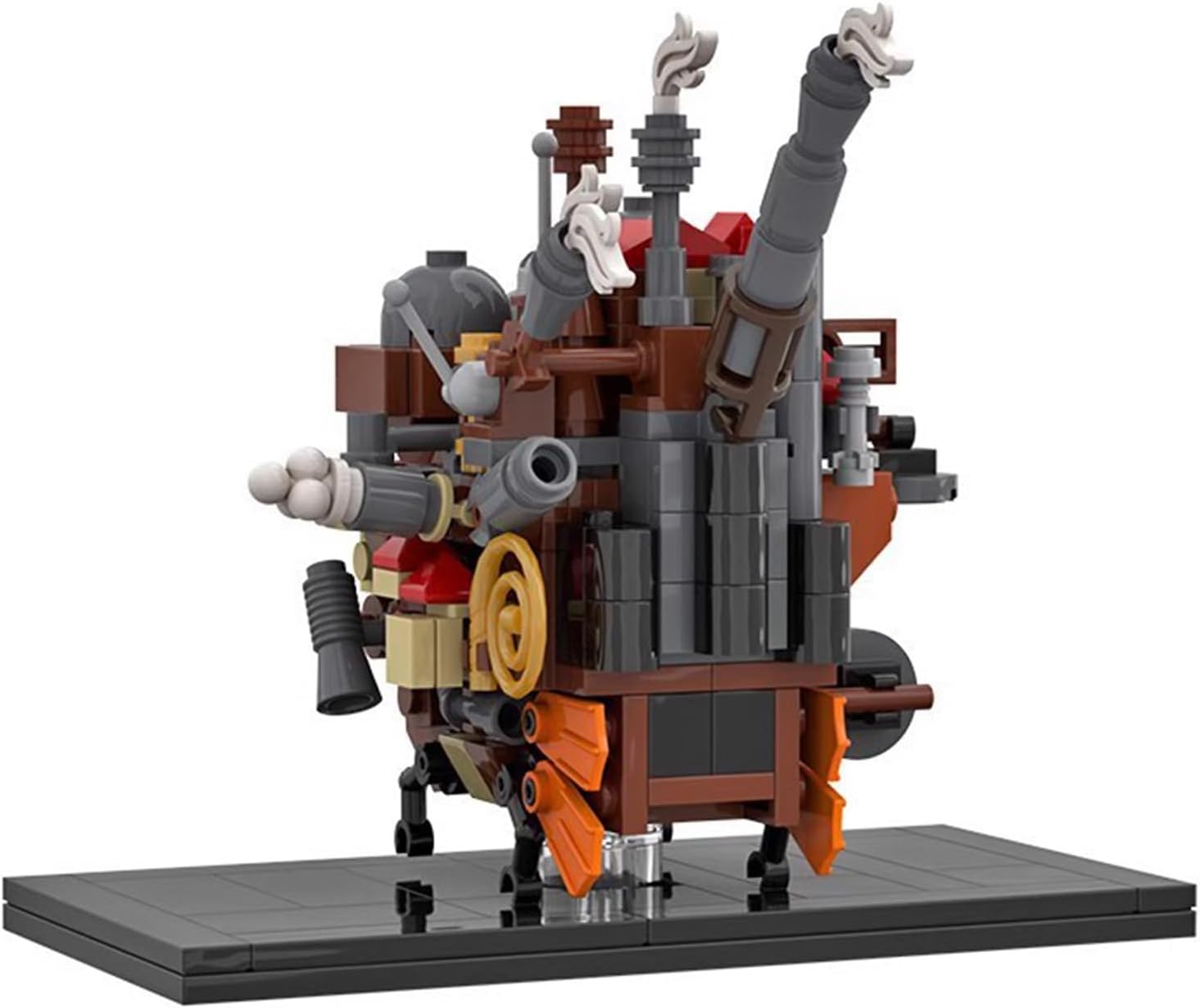 Anime Moving Castle Building Block Set, Howls Castle Bulding DIY Model Toys Collectible Birthday Gift for Fans (272 Pcs)