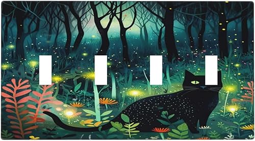 Miniatura 53 de Cubiertas Decorativas para Tomacorrientes Boho Floral Beige Flor y Hoja Botánico 1 Gang Interruptor de Luz Dúplex Placa Cubierta Placas de Boho