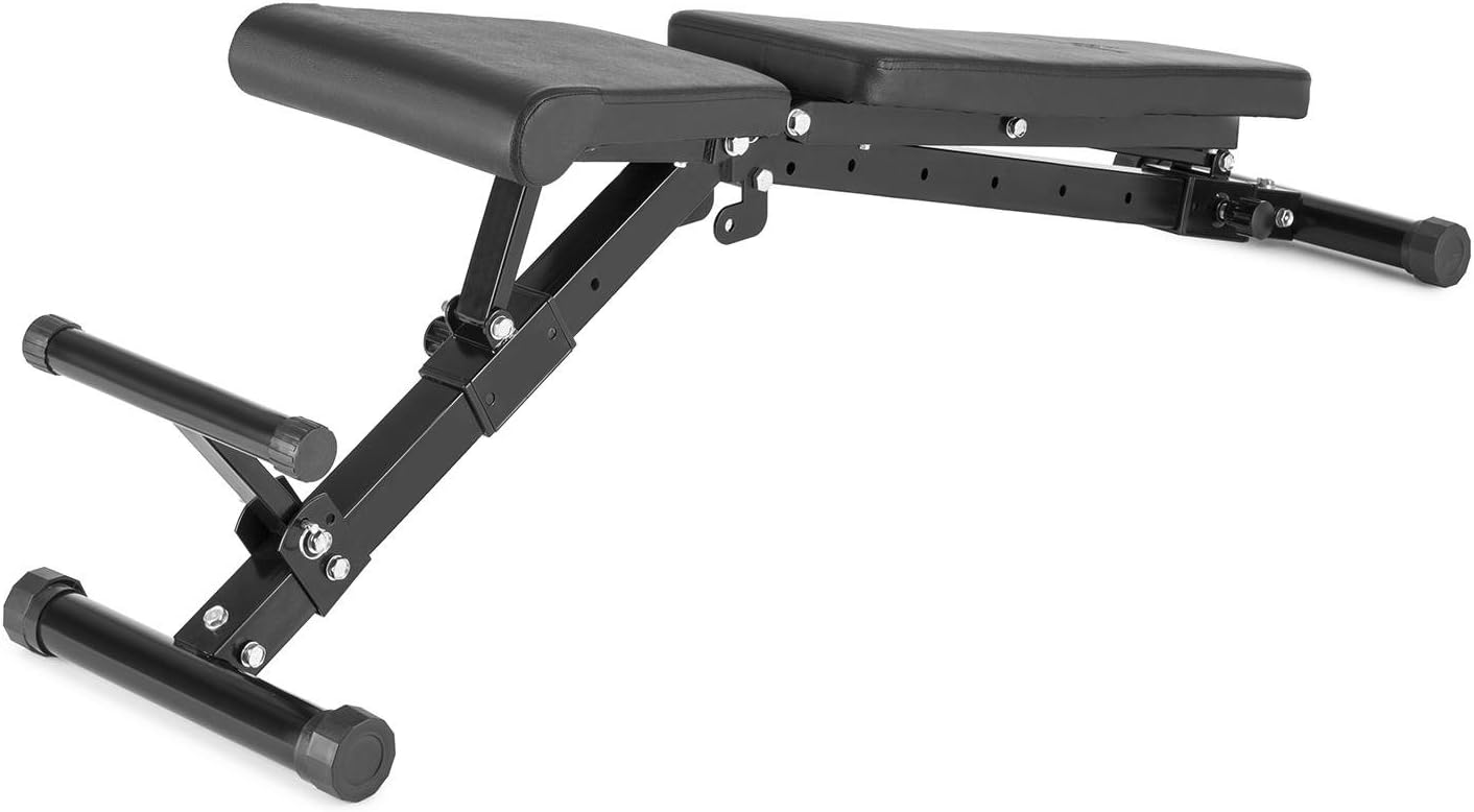 Capital SportsFlaptor - Foldable Weight Bench, Bench Press, Adjustable Bench (Non-Slip Plastic Base, Ideal to Stow Away, Remain Stable Even at High Weights)