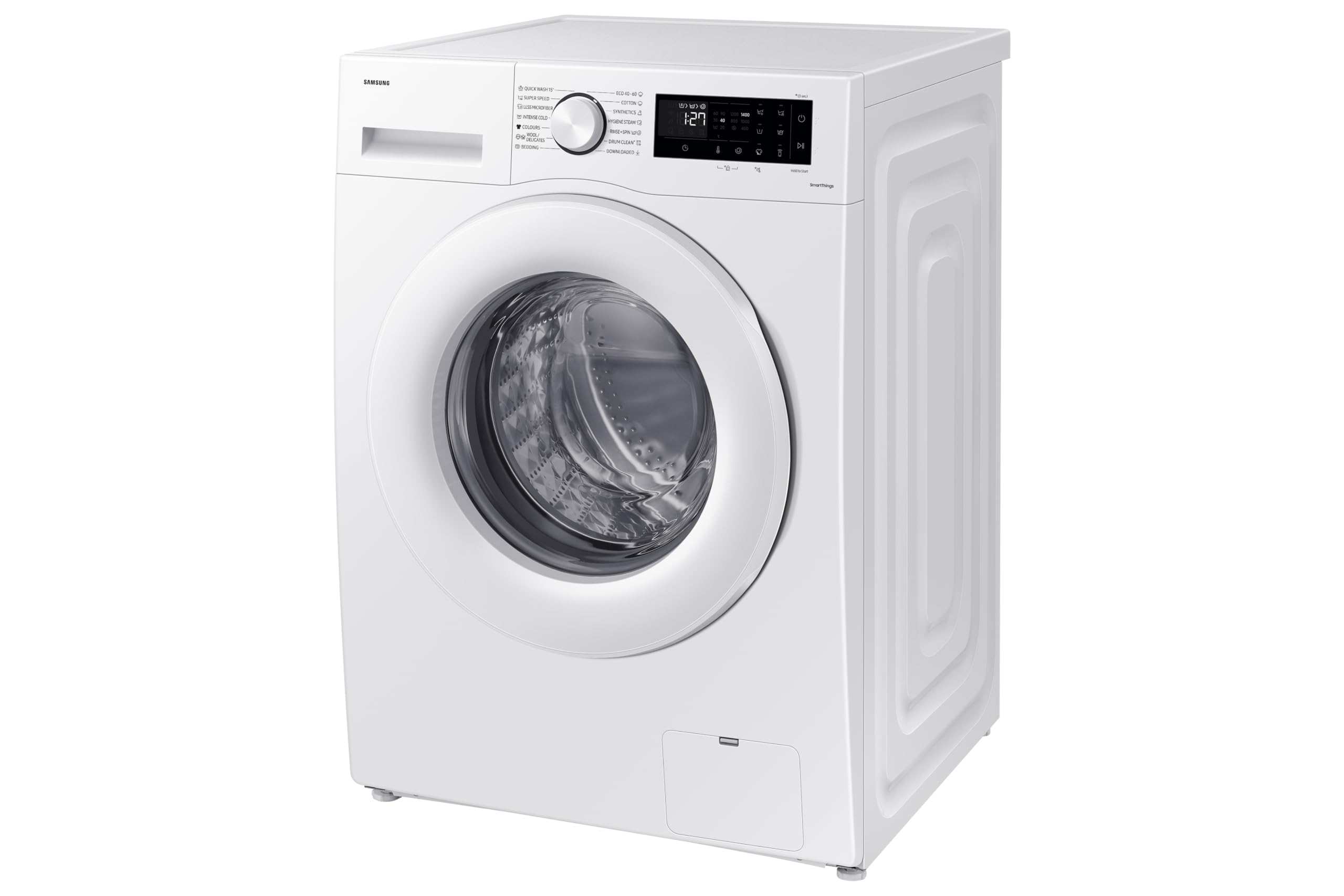 Samsung Lavadora Carga Frontal 11Kg Clase A-10% WW11DG5B25TEEC | Ahorra hasta un 70% de energía gracias a la IA, Tecnología AI EcoBubble, Programa Super Speed 39, Programa de Vapor