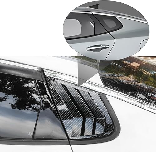 Miniatura 2 de Para Kia K5 Optima 2016-2020 Accesorios exteriores deportivos para ventana lateral trasera de automóvil, rejillas de ventilación de aire, 2 piezas