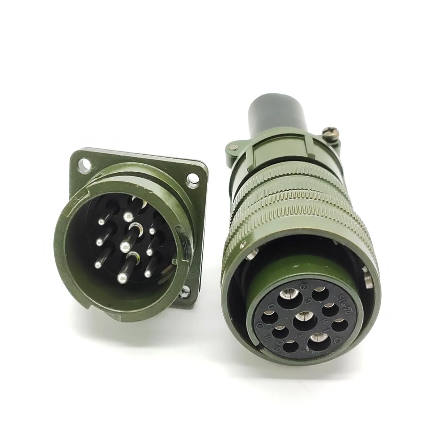 Military Spec Connectors MS3106A24-11 MS3102A24-11 Male and Female 9Pin Connectors Bayonet Series