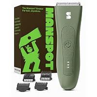 MANSPOT Rasoio Elettrico Corpo Uomo, Depilatore con Lama in Ceramica