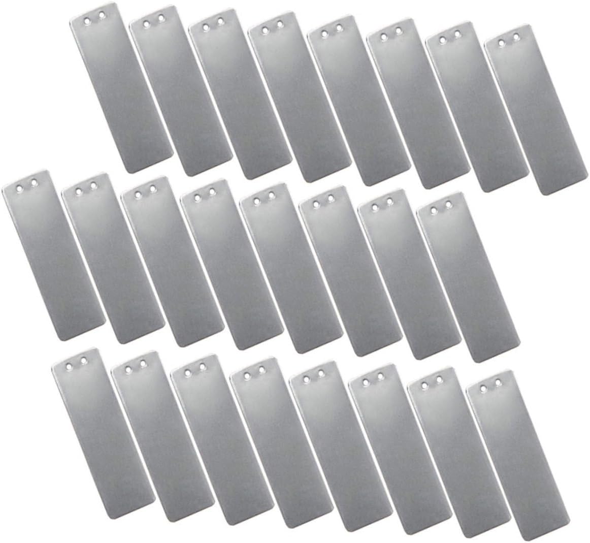 UPKOCH 100pcs Metal Plant Label Tags for Garden Plant Markers Reusable Aluminum Name Signs Outdoor Identification and Classification Labels