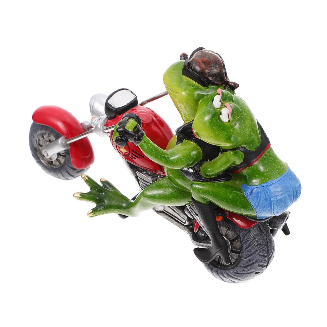 Figurine résine de grenouilles décoration créative jardin maison