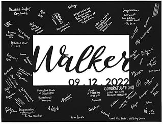Personalized Wedding Guest Book Alternative - Unique Wedding Sign in Book with Custom Cut Last Name for Wedding Reception & Stunning Wall Hanging Decor After Wedding | Available in SM-XXL Size