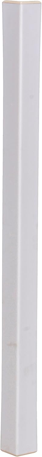 WHITE PVC CORNER GUARD W/ALUM INSERT 3IN