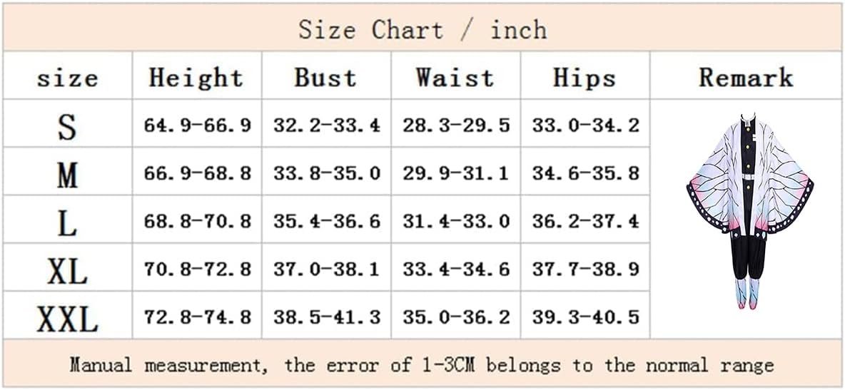 COSTUME COSPLAY KIMETSU No Yaiba Kochou Shinobu Anime Demon Slayer - Foto 14