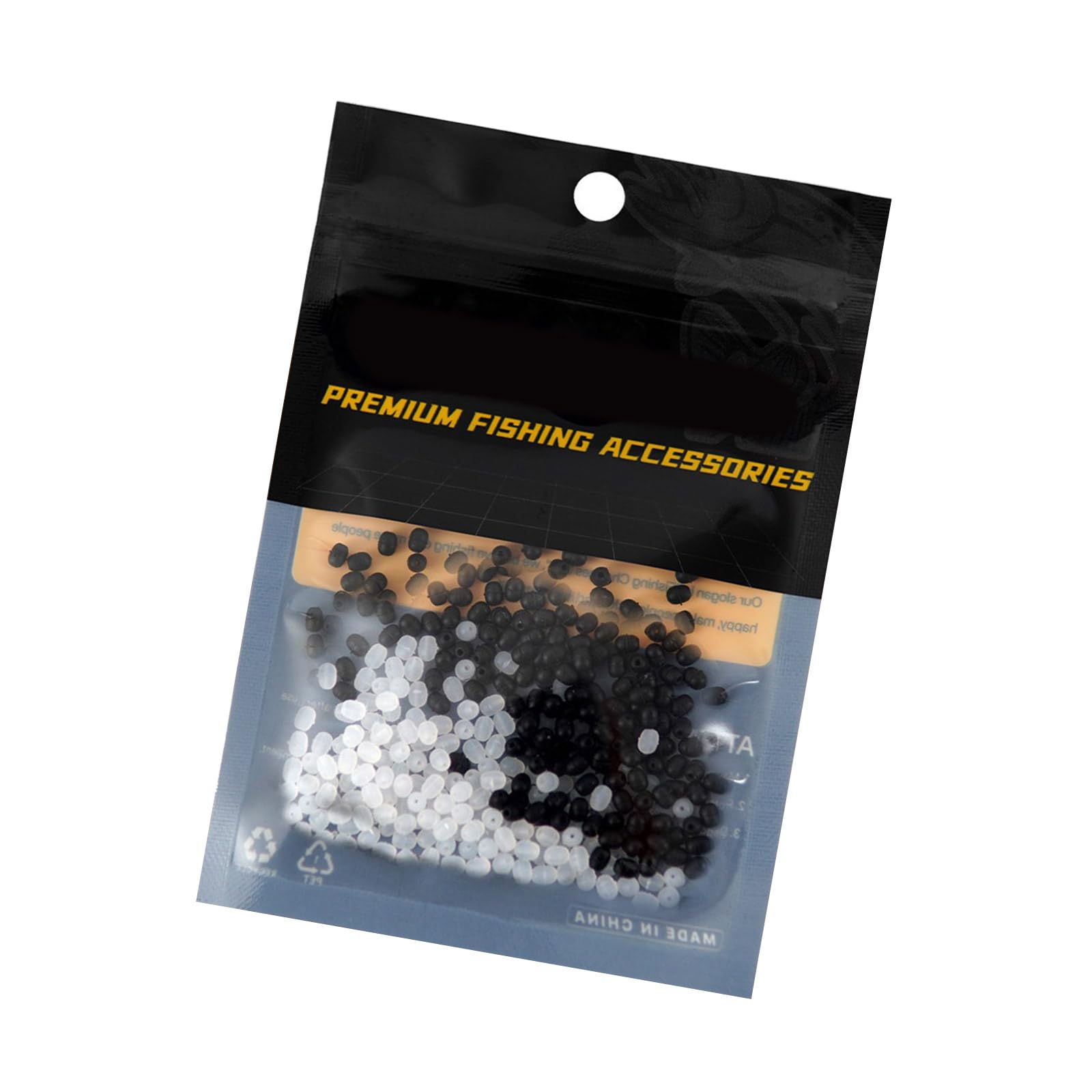GTYLF 300pcs Baits Keeper Installation Retainer Beads for Securing Lures Attachments Fishing Hook Lures Stopper Bead