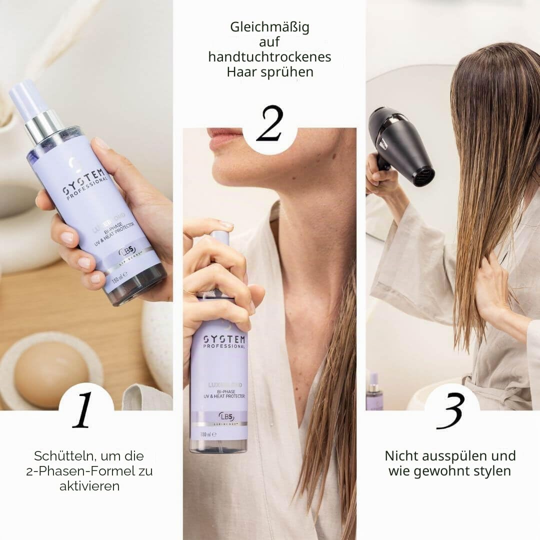 System Professional LuxeBlond Bi Phase UV & Heat Protector 180ml