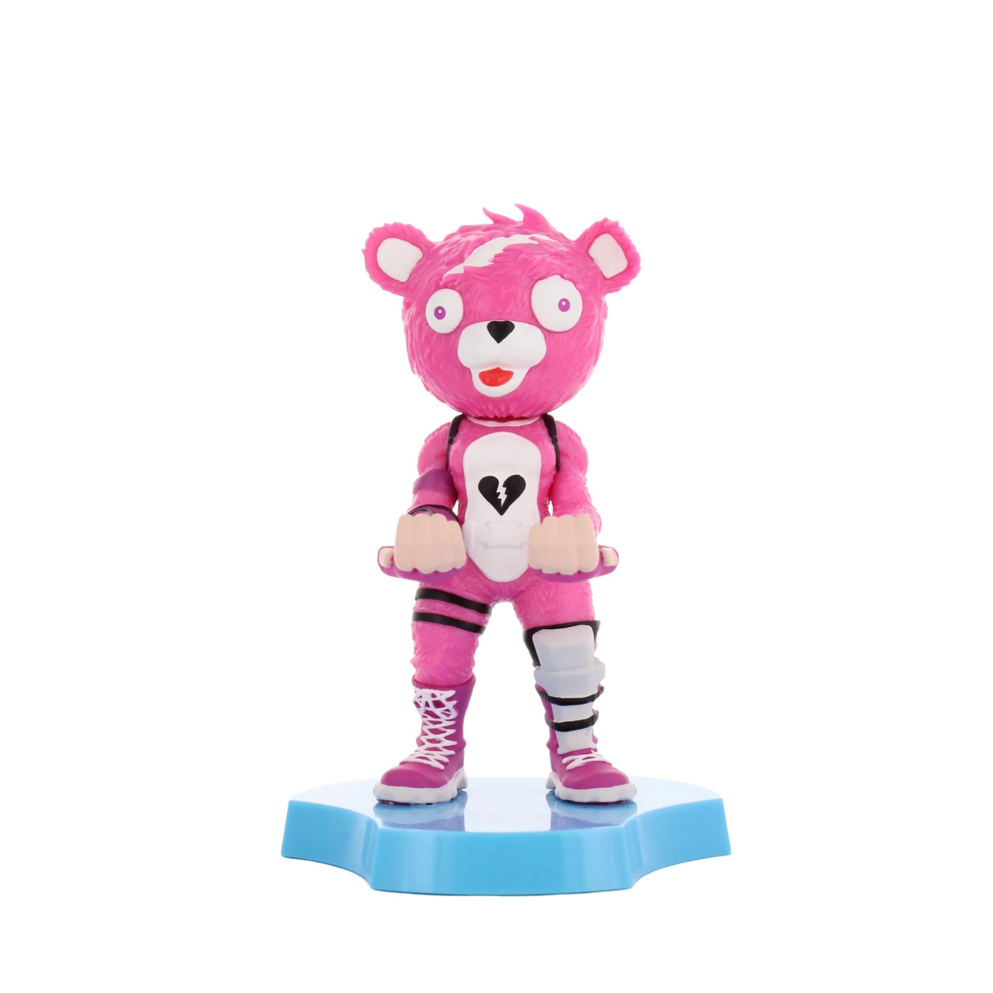 Cableguys Minis Fortnite Cuddle Team Leader Soporte Movil y Auriculares In Ear - Soporte movil Mesa para Auriculares y Dispositivos pequeños, Porta telefono Escritorio, Accesorios Gaming