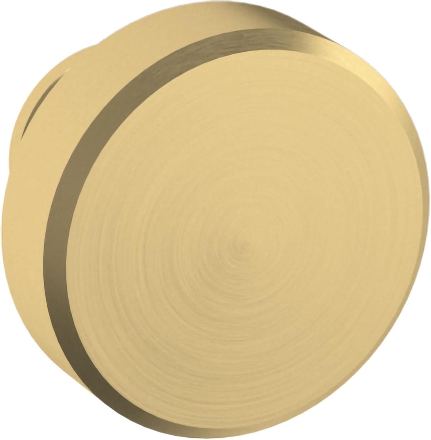 Baldwin 4411.BIN Bevel 1-1/2 Inch Mushroom Cabinet Knob from The Estate Collection - Lifetime Satin Brass