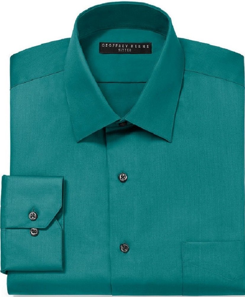 Geoffrey Beene Mens Long Sleeve Slim Fit Dress Shirt 16 | Desertcart Papua  New Guinea