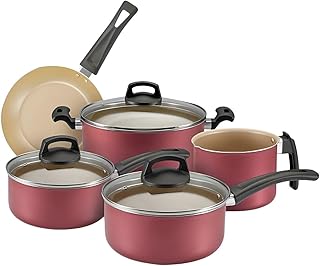 Jogo panelas 5 peças antiaderente alumínio premium + 3 espátula (c