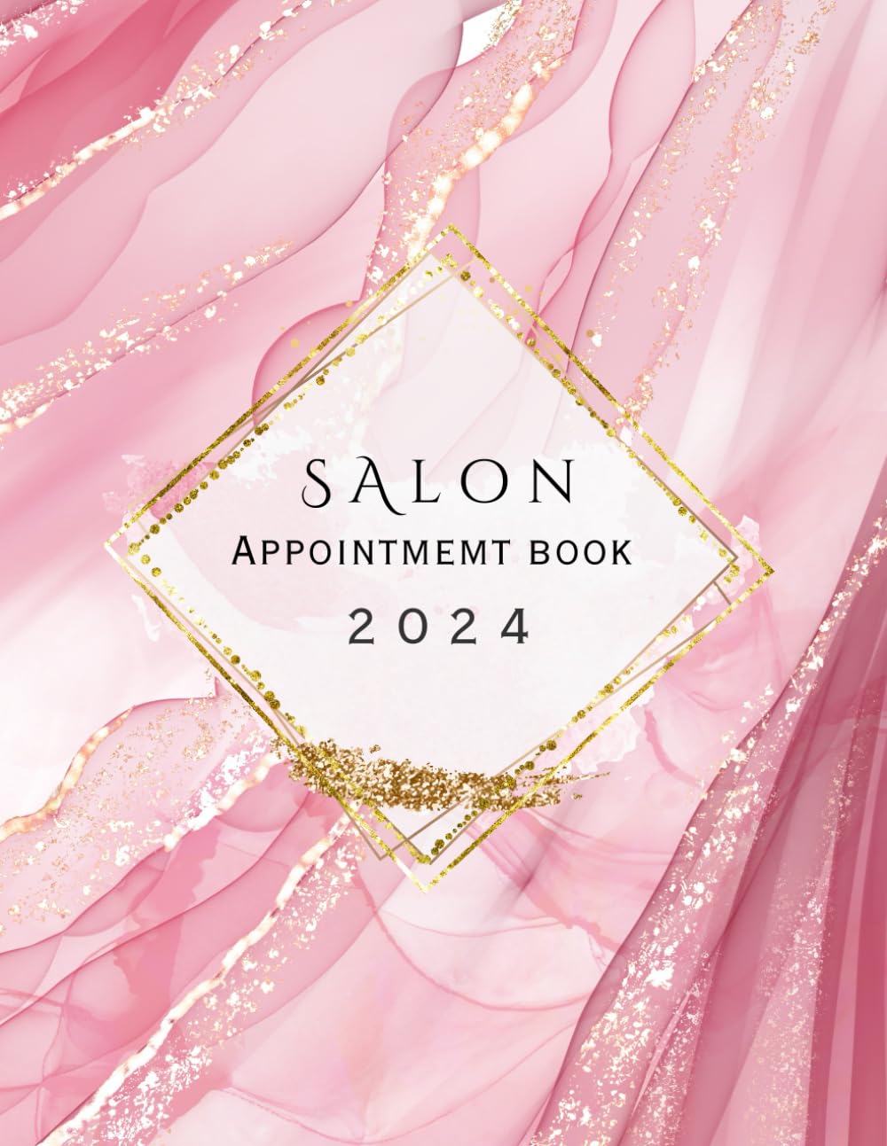 Salon Appointment Book: 8 Column Scheduling Appointment Book for Salons, Spas, Hair Stylist, Daily and Hourly Schedule Notebook, 15 Minute Increments, Large 8.5" x 11"