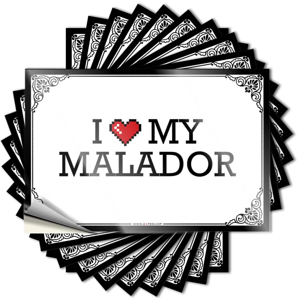 Indie Helmet Decal | I Love My Malador Big for Western Decor(8X12CM)