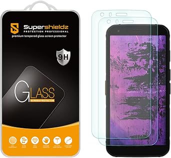 Supershieldz 2 Pack Designed for CAT S62 and S62 Pro Tempered Glass Screen Protector, Anti Scratch, Bubble Free