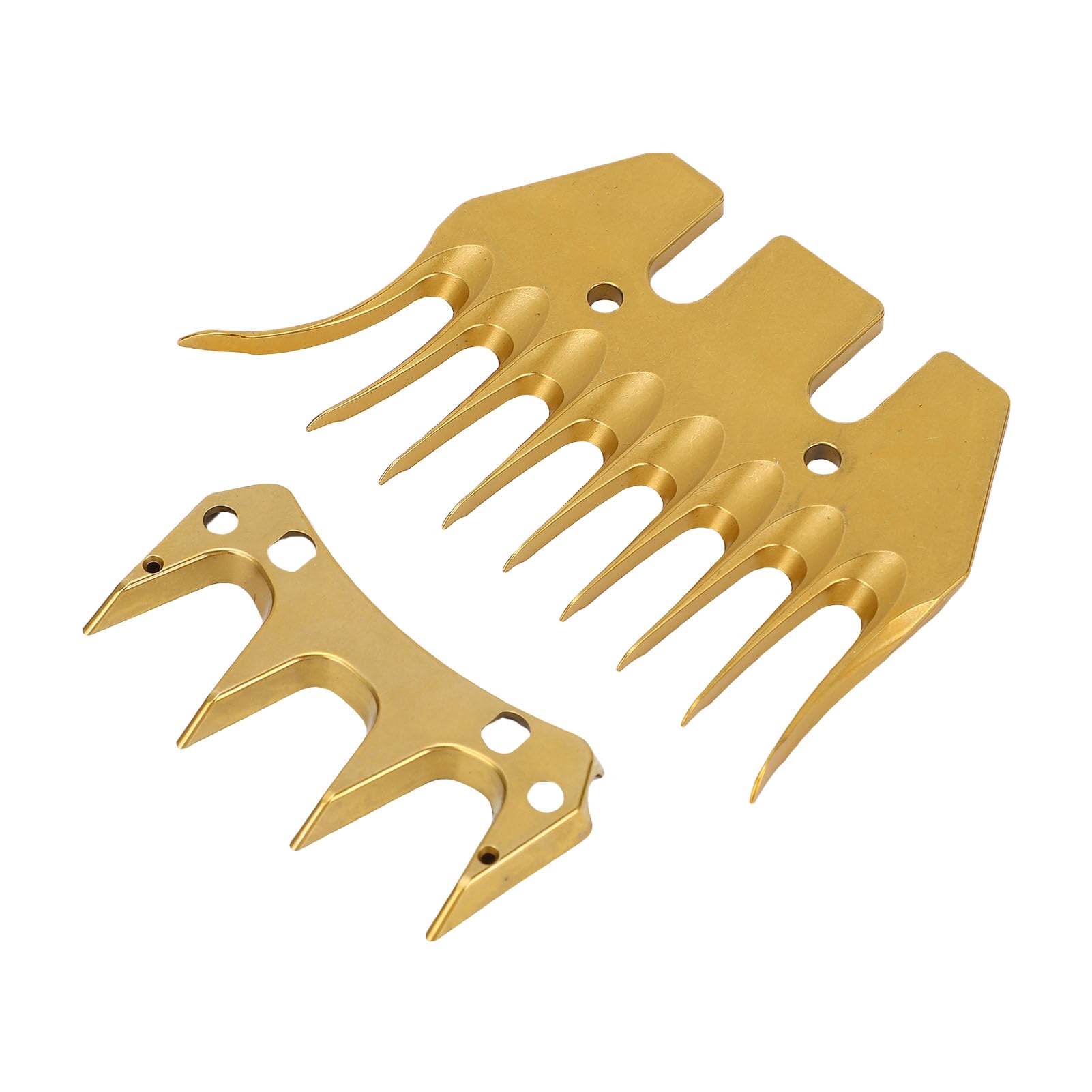 SIXRUN Lames de Rechange pour Tondeuse à Mouton à 9 Dents, Couleur or Longue Durée, avec Revêtement avancé pour les Professionnels