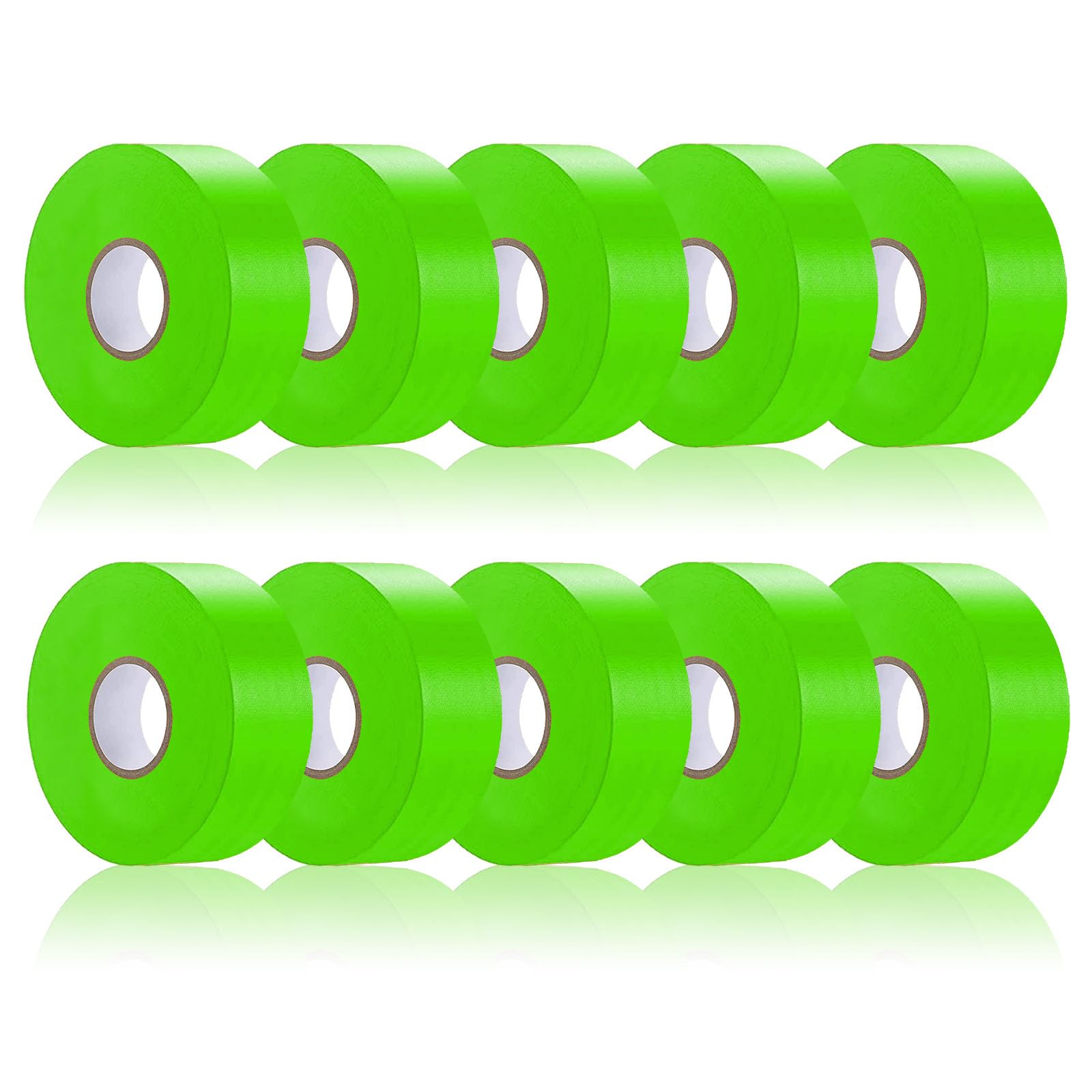 Orange Flagging Tape - 6 Pack, 100ft Rolls -30