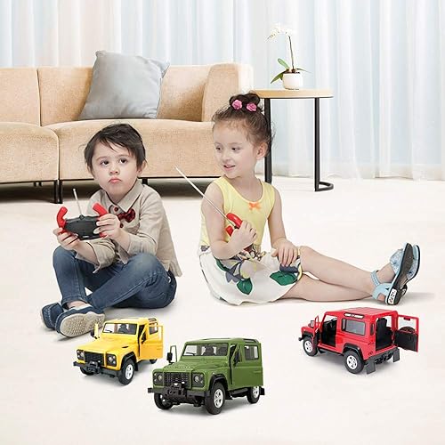 Miniatura 7 de RASTAR Land Rover Defender RC Car, 1/14 Land Rover modelo de juguete a control remoto, regalos para papá