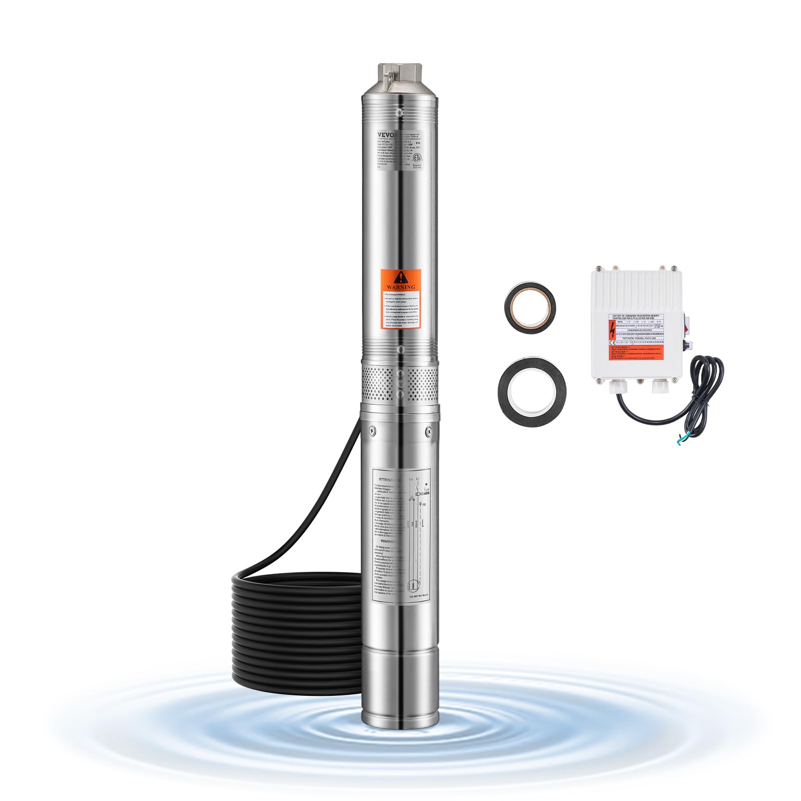 VEVOR 1 HP w/ External Control Box, 230V