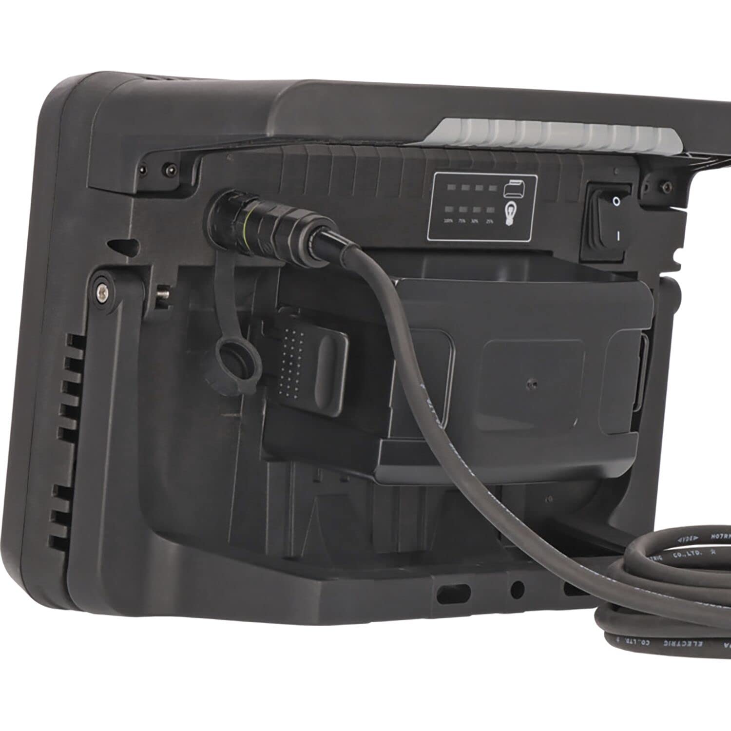 Brennenstuhl Professional Multi Battery Hybrid foco de trabajo LED 10050 MH (100W, 12500lm, IP55, compatible con baterías de 18V de 10 fabricantes diferentes, 5m, sin batería, Engineered in Germany)