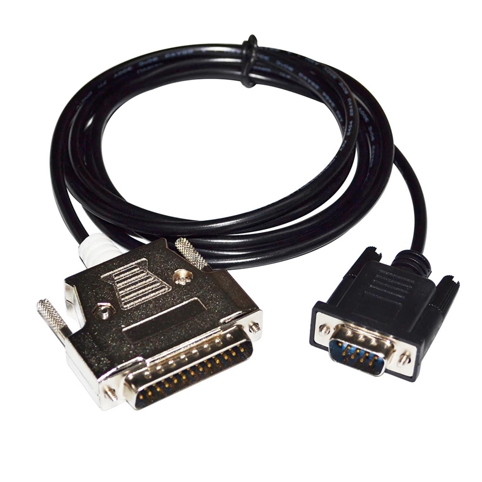 BIVOO Kabel adaptera RS232 DB9 9-pinowy męski na DB25 męski do kabla komunikacyjnego (5 m)