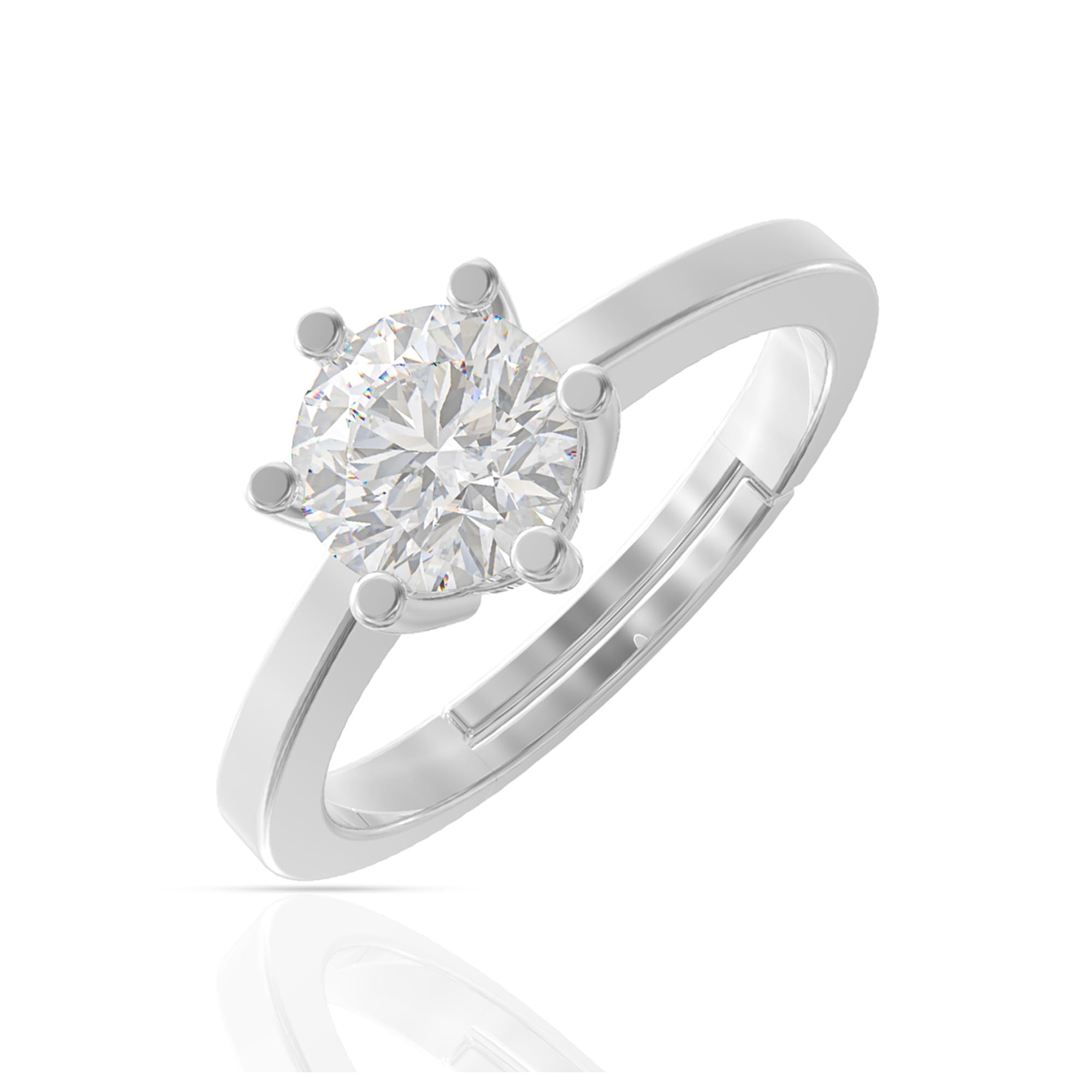 ANAYRA 925 Sterling Silver Ring for Women | Trendy Silver Ring for Women | Hallmark Certified Silver Ring | Great Choice for Gifting-image-25