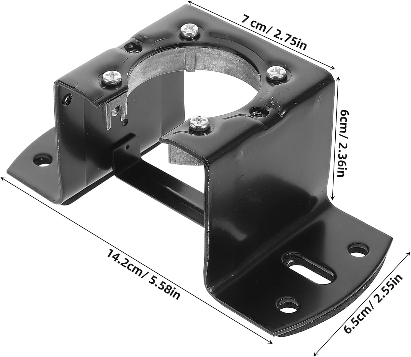 VOSAREA Ceiling Fan Mounting Bracket Ceiling Fan Mounting Kit Cathedral Canopy Bracket Parts for Cathedral s and Light Fixtures (5.58X2.55X2.36 Inch)