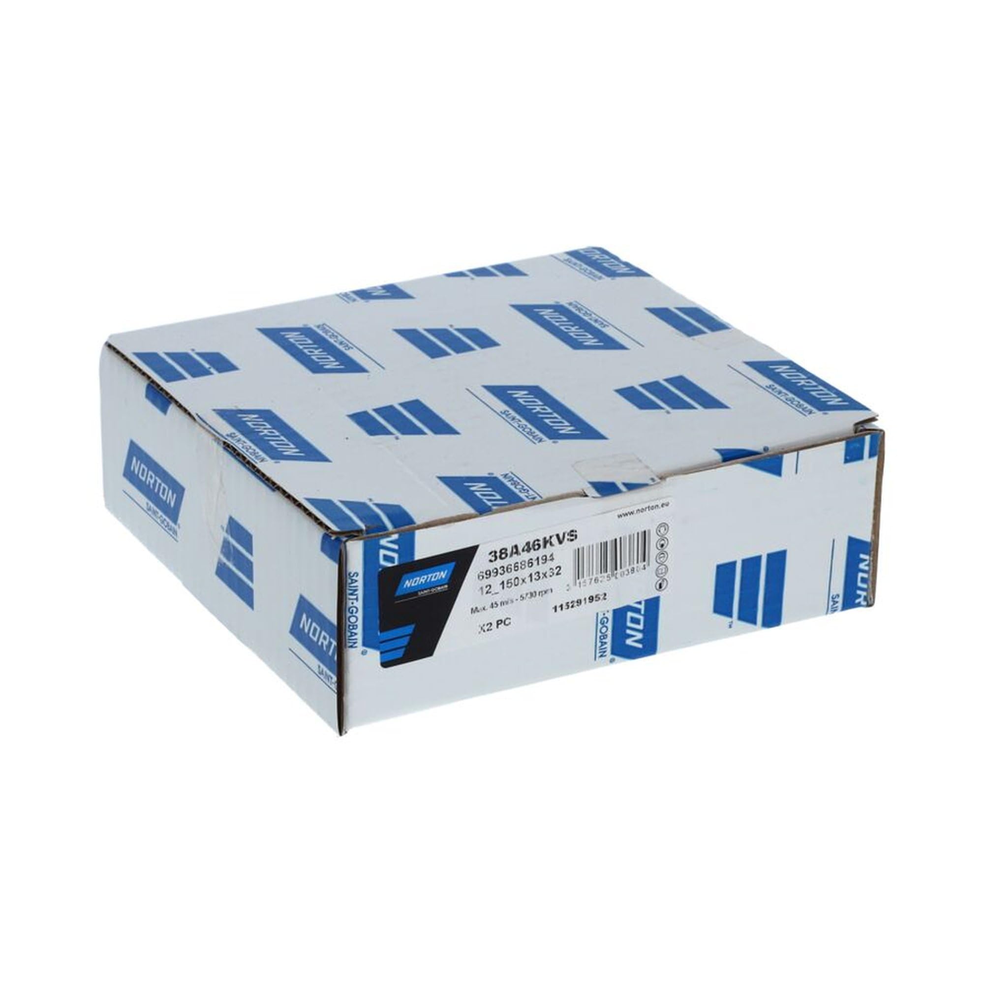 Norton - Muela plana 38a46kvs forma 12 150x13x32