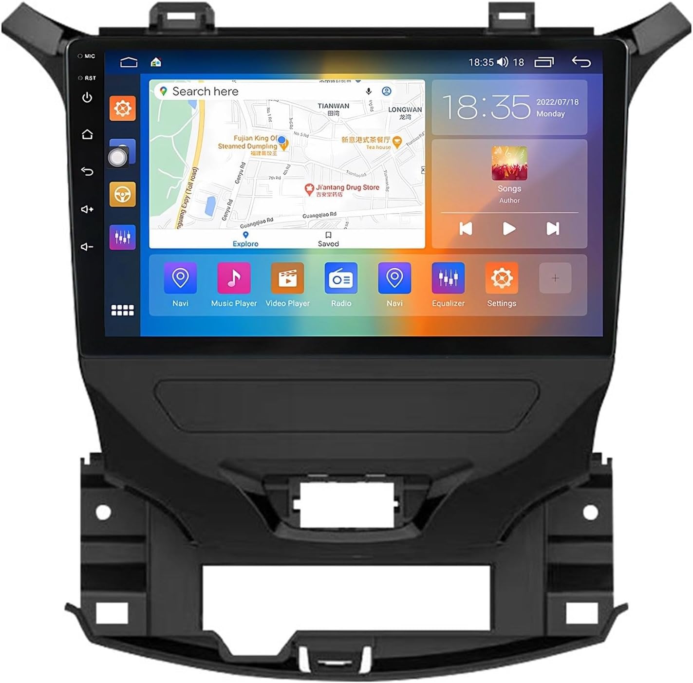 Android Car Stereo for Chevrolet Cruze 2015-2018, 9 Inch Touch Screen Car Radio with GPS Navigation Bluetooth FM RDS HiFi WiFi(F1 1+32G)
