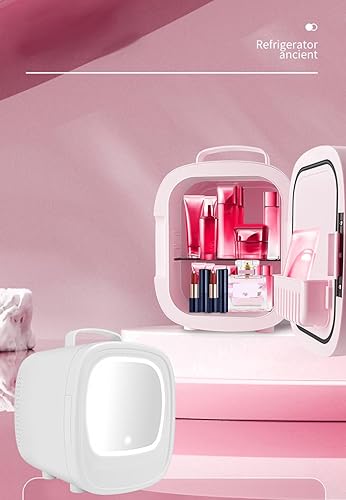 Miniatura 6 de Mini refrigerador de belleza de 6 litros para el cuidado de la piel con pantalla táctil, enfriador termoeléctrico LED para el cuidado de la piel,