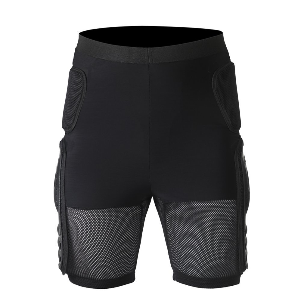 Protection Pantalon Moto Cuissard Armure Short Motard pour Moto Cross Vélo Ski Patinage Homme ou Femme