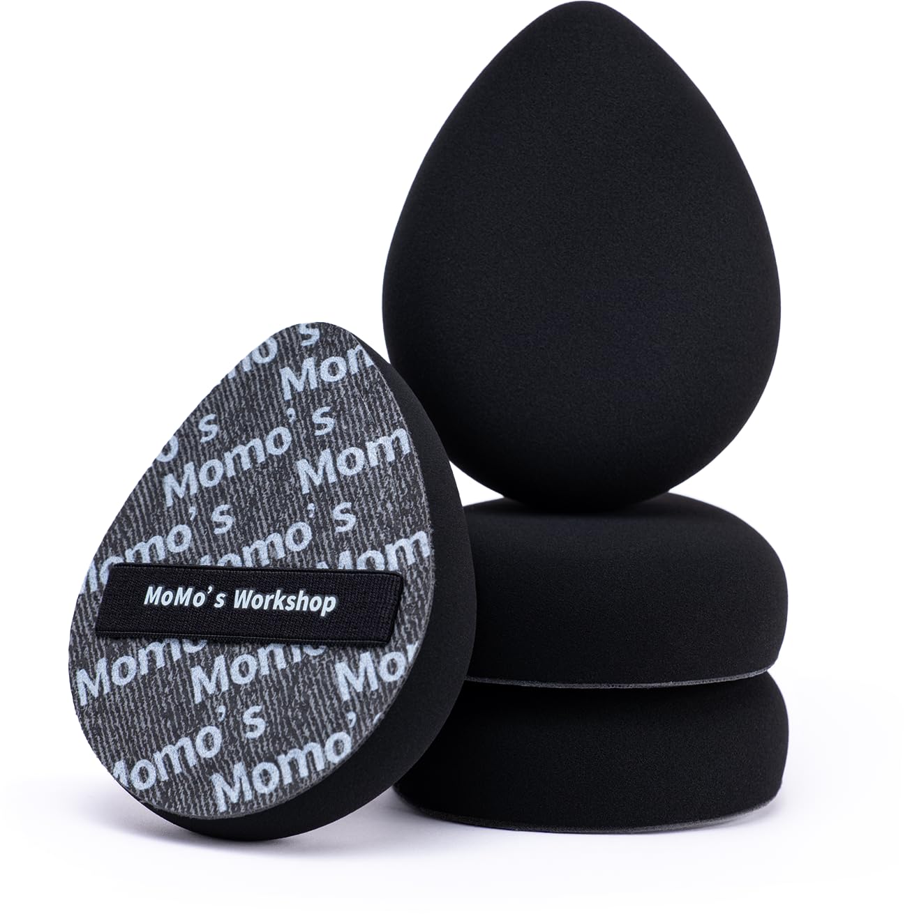 Momo's Workshop 2pcs Powder Puff, Makeup Sponge for Liquid Foundation Ultra Soft Face Powder Puff, Hypoallergenic