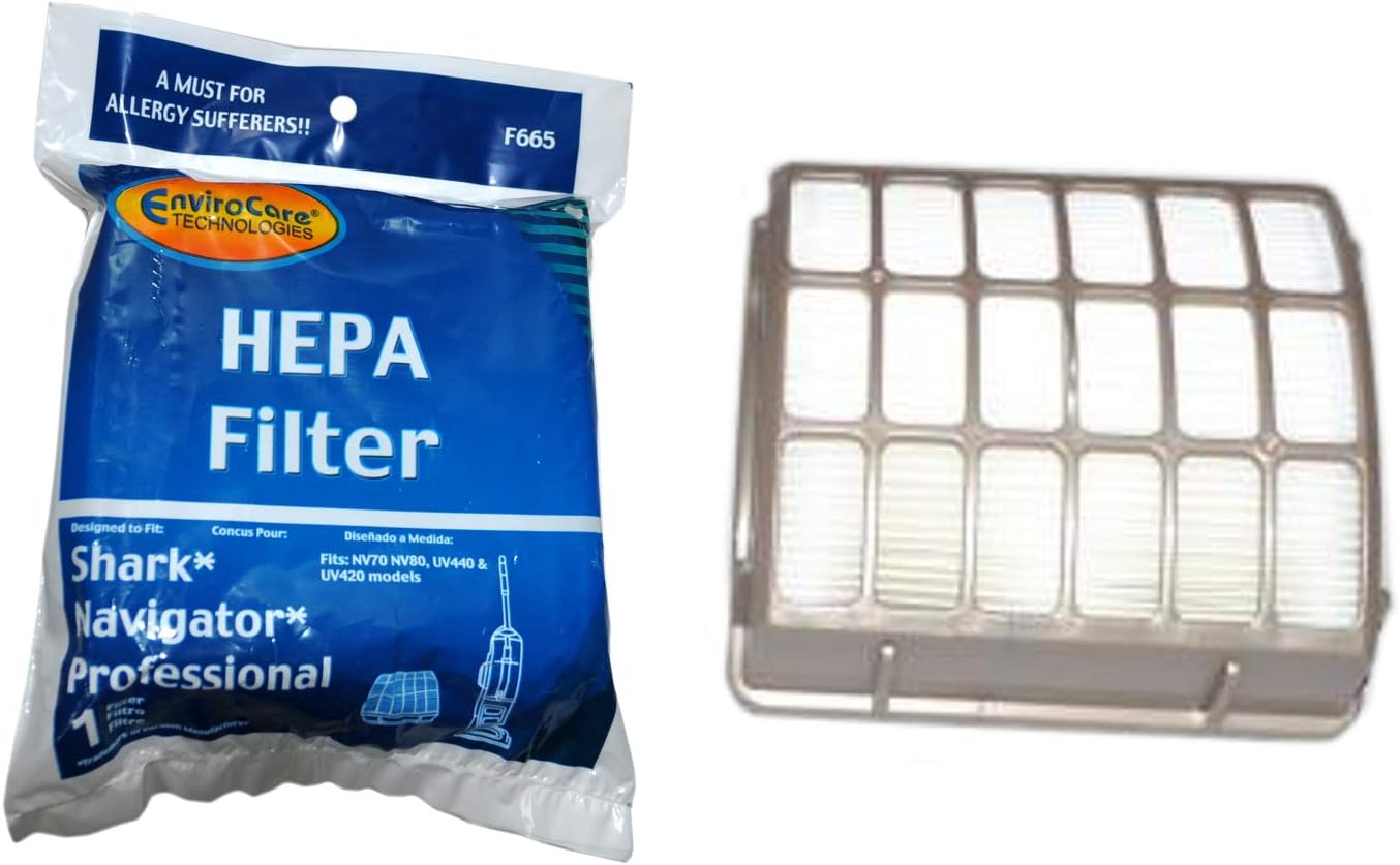 Envirocare HEPA Filter Designed To Fit Shark Navigator Professional F665