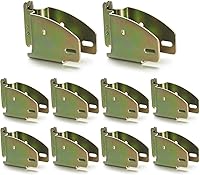 Vista 1 de LCGP 10 paquetes de accesorios de enchufe de viga de madera E, soportes de viga de madera, accesorios de riel E, soporte de madera de almacenamiento